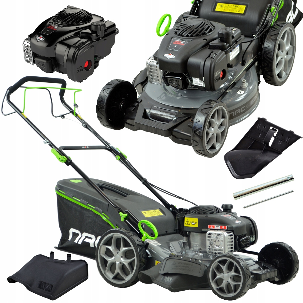 KOSAČKA NA TRÁVU NAC POWER MOTOR BRIGGS 46 CM MULČOVANIE BOČNÉ VYHOĎOVANIE